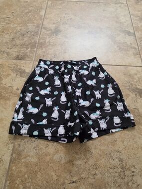BlackMilk Christmas Cat Shorts